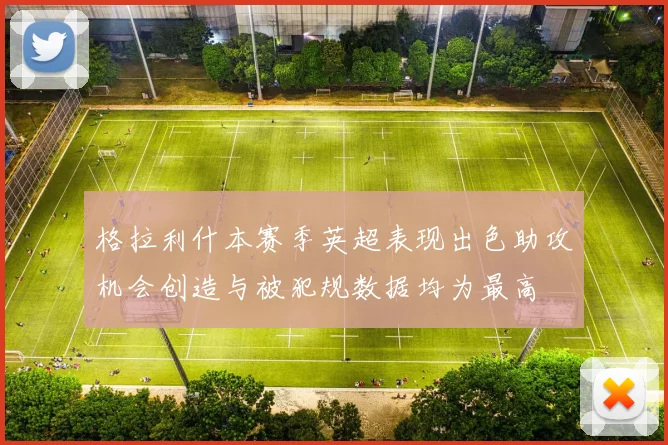 格拉利什本赛季英超表现出色助攻机会创造与被犯规数据均为最高